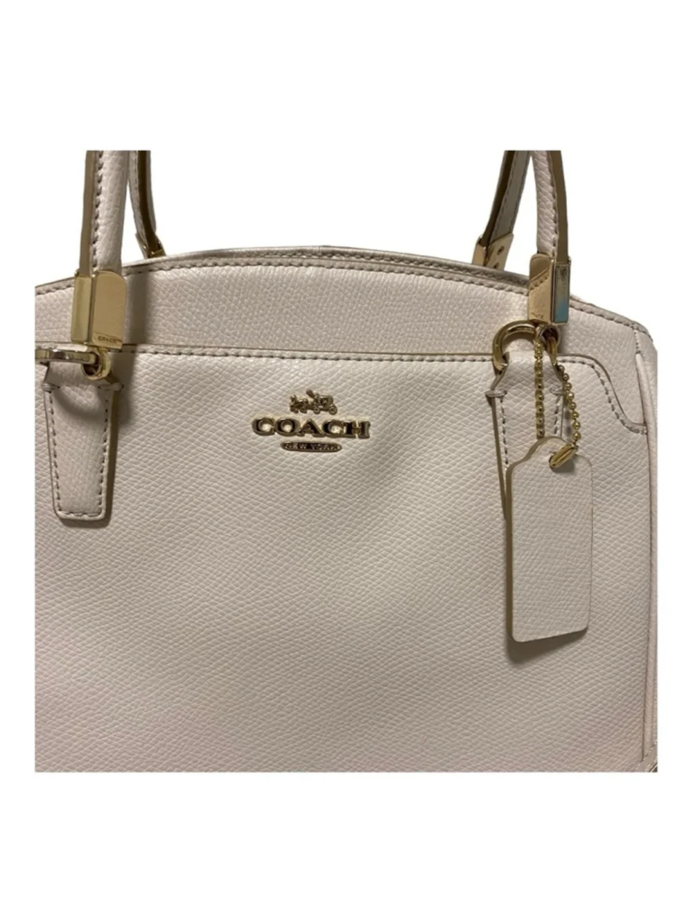 Coach - F34663 COACH LEATHER MINETTA CROSSBODY - IN CREAM